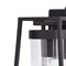 Vaxcel Nash 7.5-in Black Outdoor Modern Wall Lantern, Dusk to Dawn Photocell, 1-Light Wall Lamp Sconce with Clear Seeded Glass T0586 - alternate 7